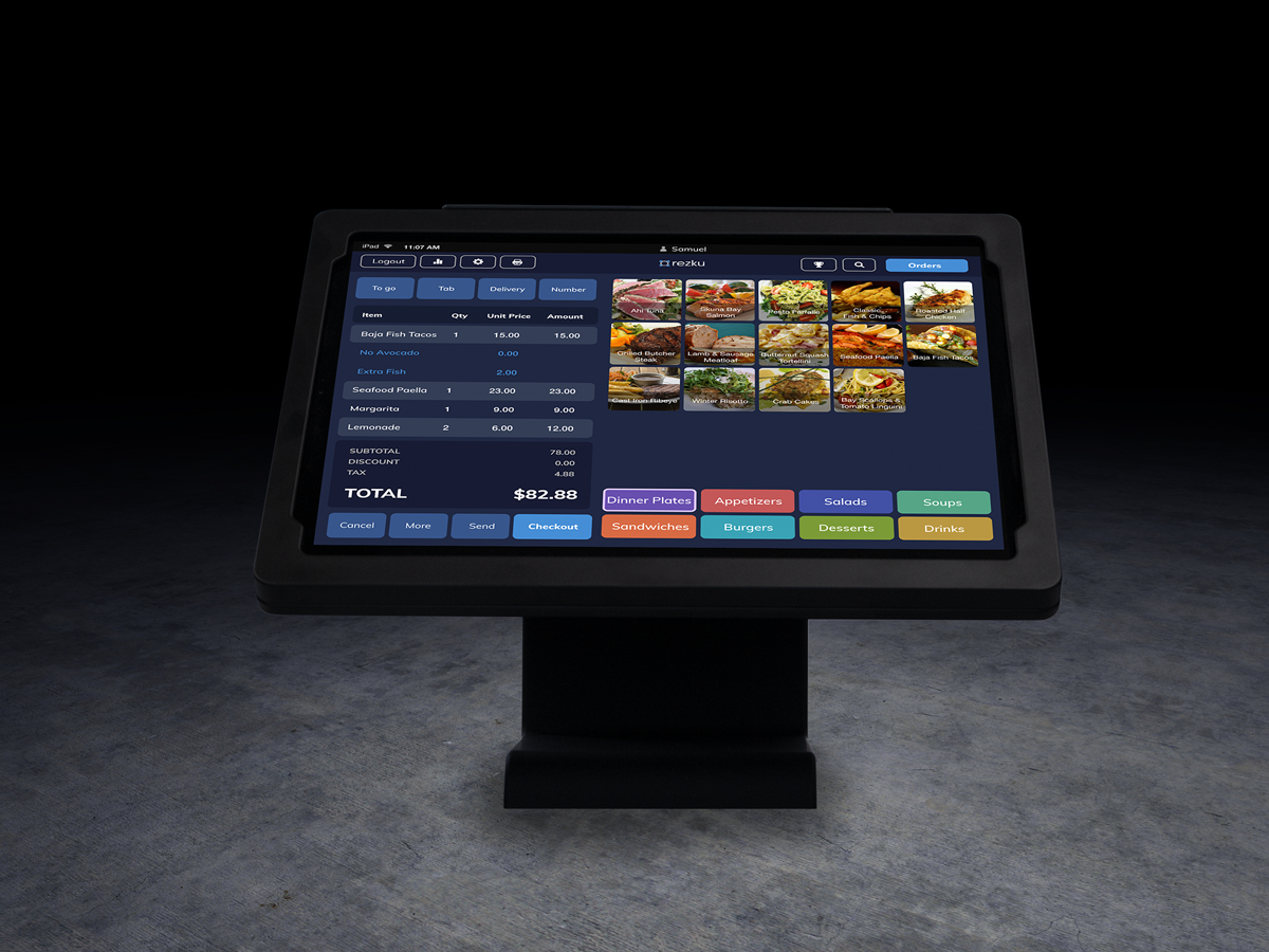 screenshot of Rezku POS